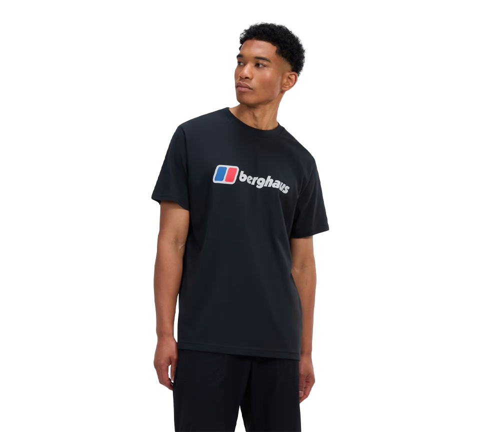 Berghaus Class XL-Logo Tee Black UK S-2XL