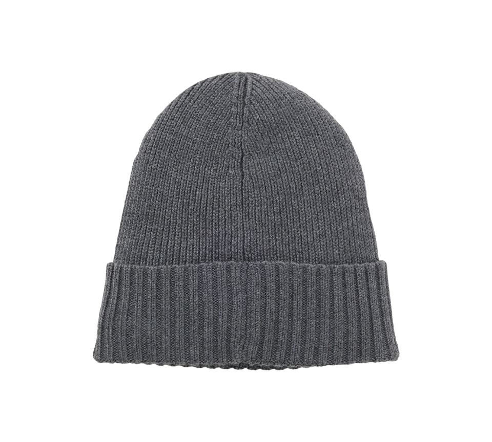 Hugo Boss Beanie Hat In Virgin Wool With Logo