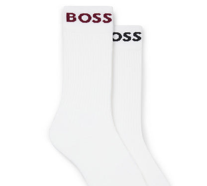 Hugo Boss Two Pack Of Cotton-Blend Socks