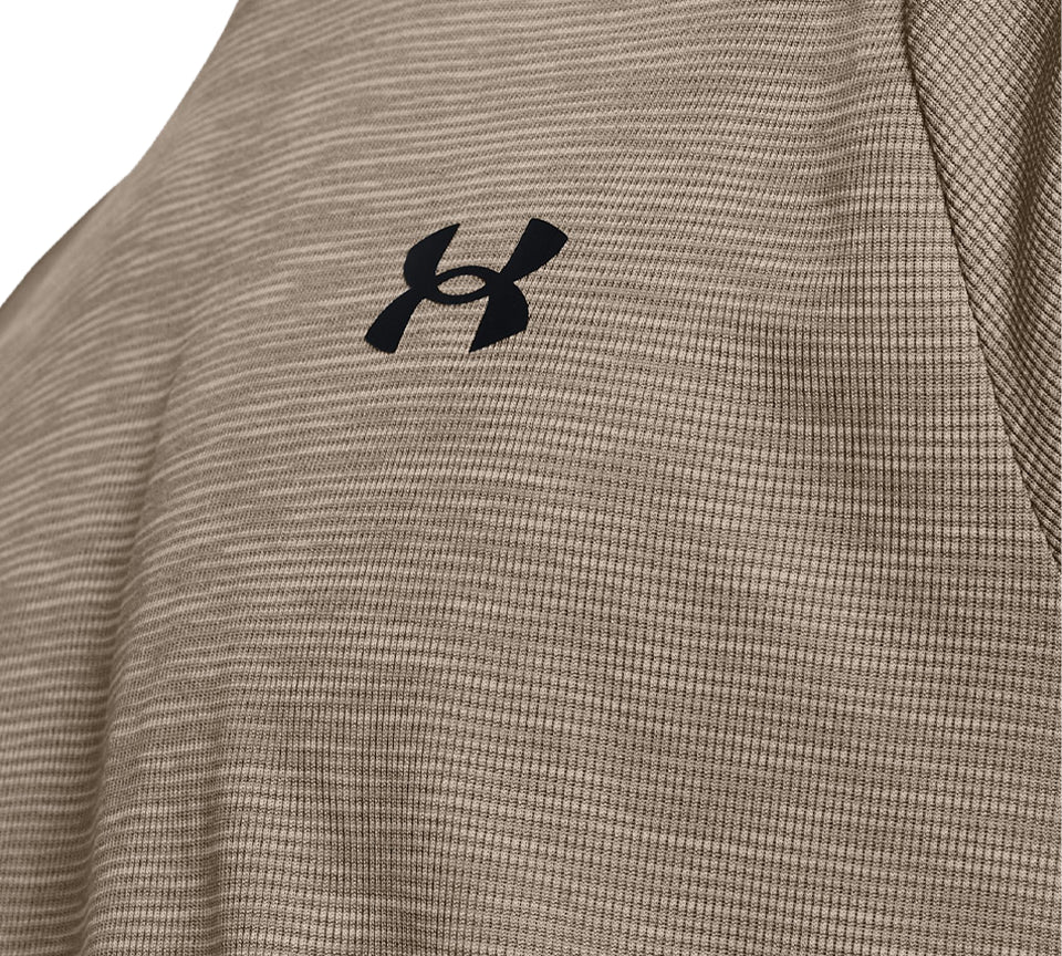 Vivi Sports Under Armour Tech Textured Tee – Men’s Performance T-Shirt in UK Sizes S to 2XL – Available in Black Red – Lightweight, Quick-Drying Fabric Ideal for Gym, Training, and Casual Wear