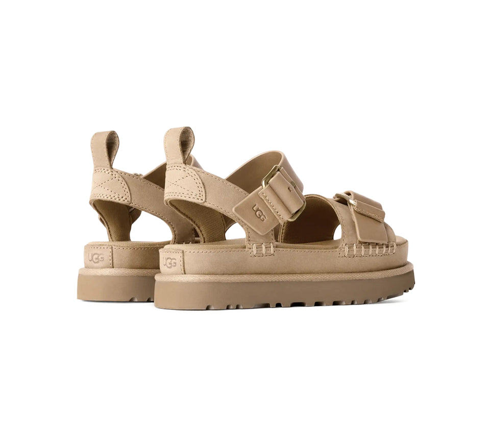 UGG Woman Goldenstar Villa Slides Mustard Seed UK 7