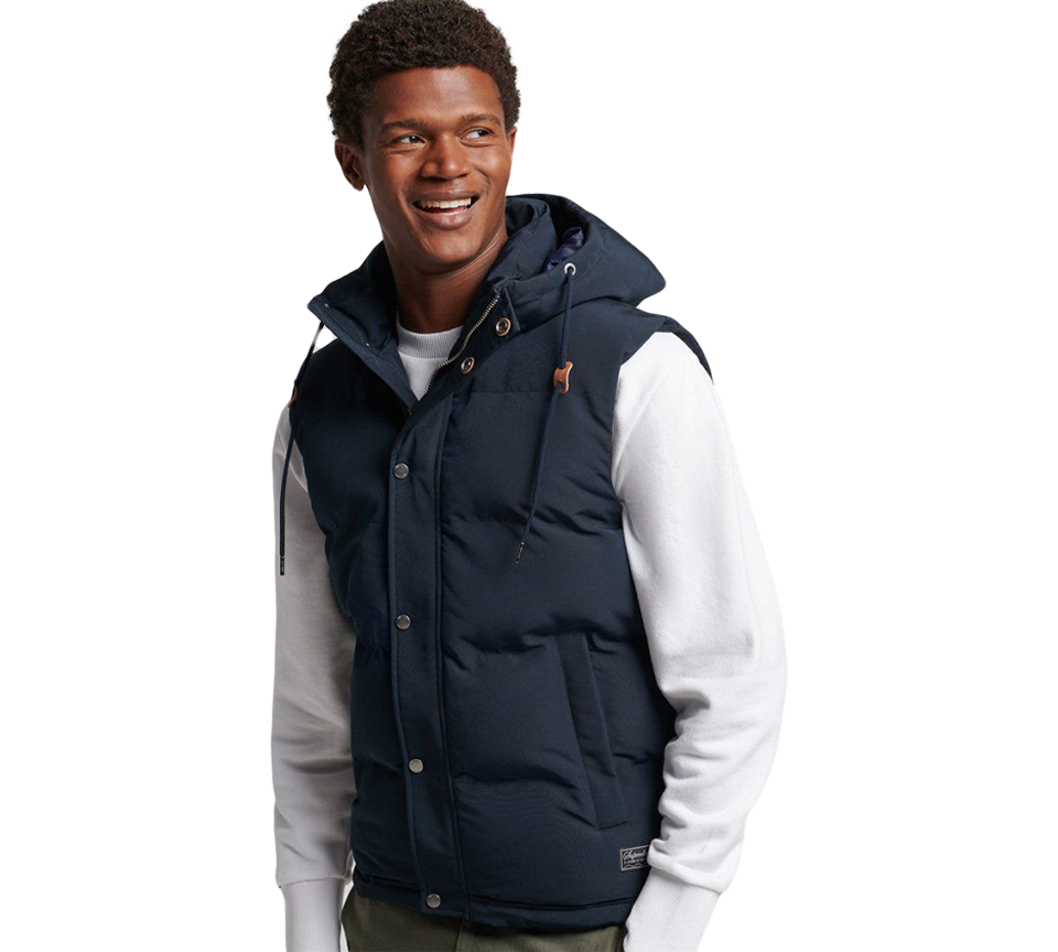 Superdry Hooded Everest Puffer Gilet