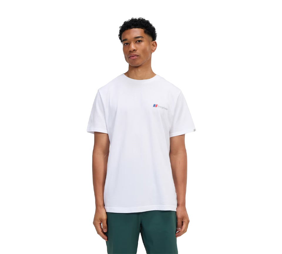Berghaus Class Logo Tee White UK S-2XL