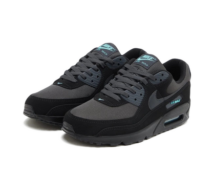 Nike Air Max 90 Trainers Black Green UK 6.5-12
