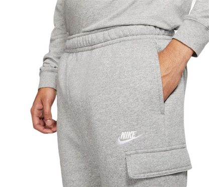Nike Club Fleece Cargo Joggers Dark Grey UK S-XL