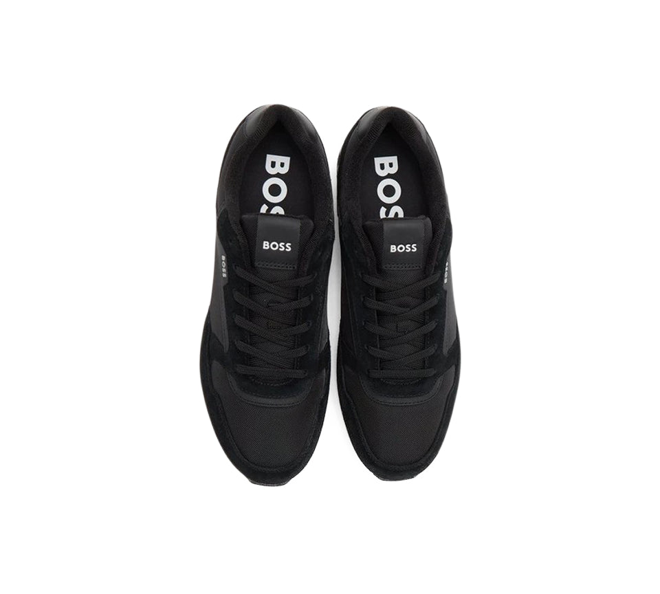 Vivi Sports Hugo Boss Parkour Run Trainers – Men’s Sneakers in Black, UK Sizes 6 to 11 – Lightweight and Stylish Design with Cushioned Sole for Everyday Comfort – Ideal for Casual Wear, Travel, and Urban Streetwear Looks