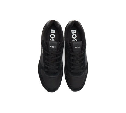 Vivi Sports Hugo Boss Parkour Run Trainers – Men’s Sneakers in Black, UK Sizes 6 to 11 – Lightweight and Stylish Design with Cushioned Sole for Everyday Comfort – Ideal for Casual Wear, Travel, and Urban Streetwear Looks