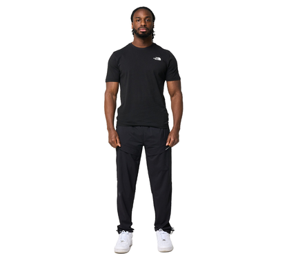 The North Face Simple Dome Baumwoll-Logo-Sport-T-Shirt-Oberteil – Schwarz