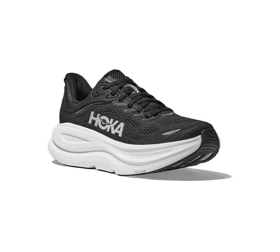 Hoka Bondi 9 Trainers Black/White UK 7-12