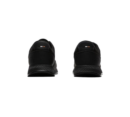 Vivi Sports Hugo Boss Titanium Trainers – Men’s Sneakers in Black, UK Sizes 6 to 11 – Sleek and Lightweight Design with Cushioned Insole for All-Day Comfort – Perfect for Smart-Casual Looks, Daily Wear, and Signature BOSS Street Style