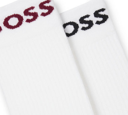 Hugo Boss Two Pack Of Cotton-Blend Socks