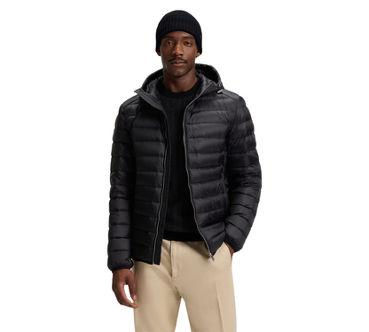 Hugo Boss Beanie Hat In Virgin Wool With Logo