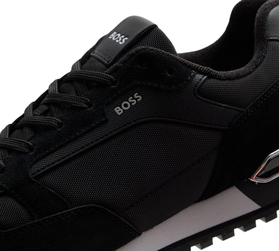 Vivi Sports Hugo Boss Parkour Run Trainers – Men’s Sneakers in Black, UK Sizes 6 to 11 – Lightweight and Stylish Design with Cushioned Sole for Everyday Comfort – Ideal for Casual Wear, Travel, and Urban Streetwear Looks