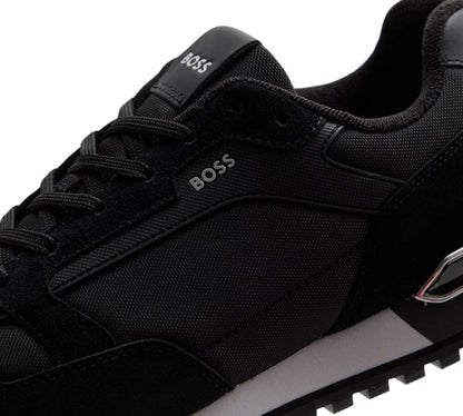 Vivi Sports Hugo Boss Parkour Run Trainers – Men’s Sneakers in Black, UK Sizes 6 to 11 – Lightweight and Stylish Design with Cushioned Sole for Everyday Comfort – Ideal for Casual Wear, Travel, and Urban Streetwear Looks