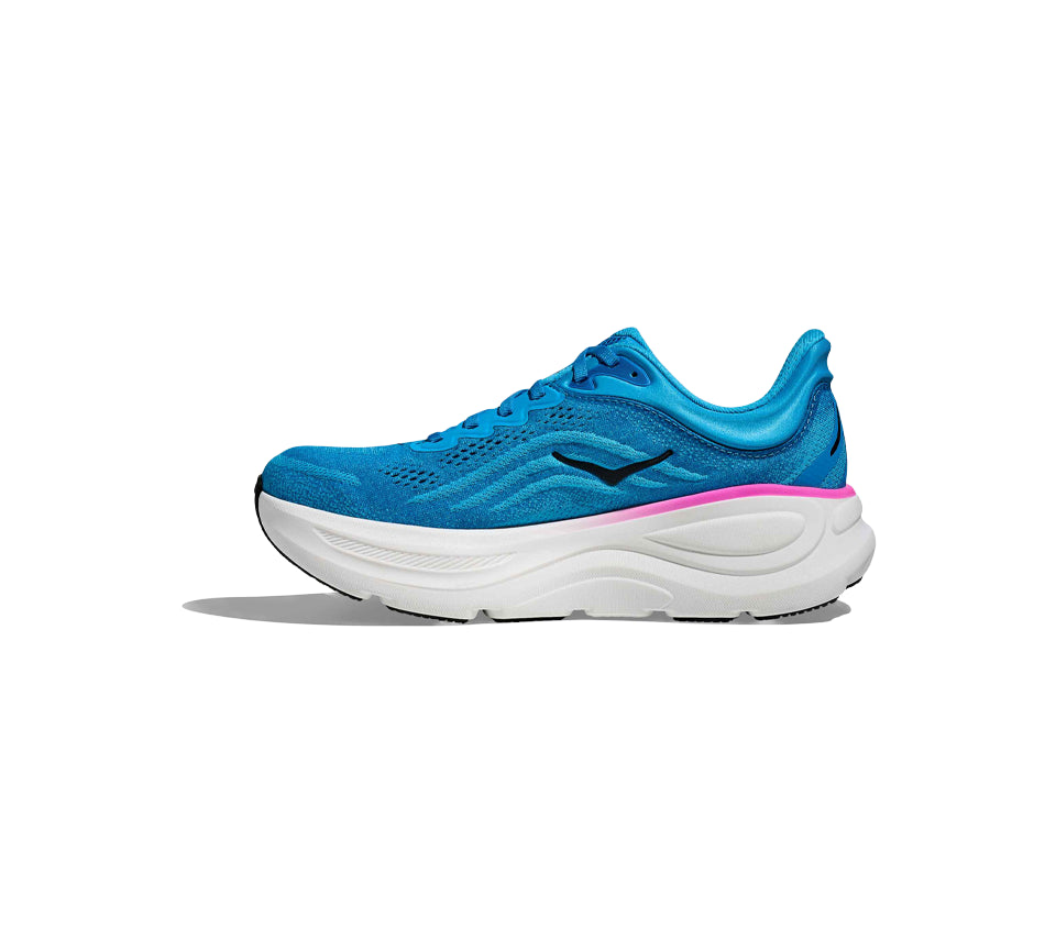 Hoka Womens Bondi 9 Skyward Blue/Neon fuchsia UK 4-8