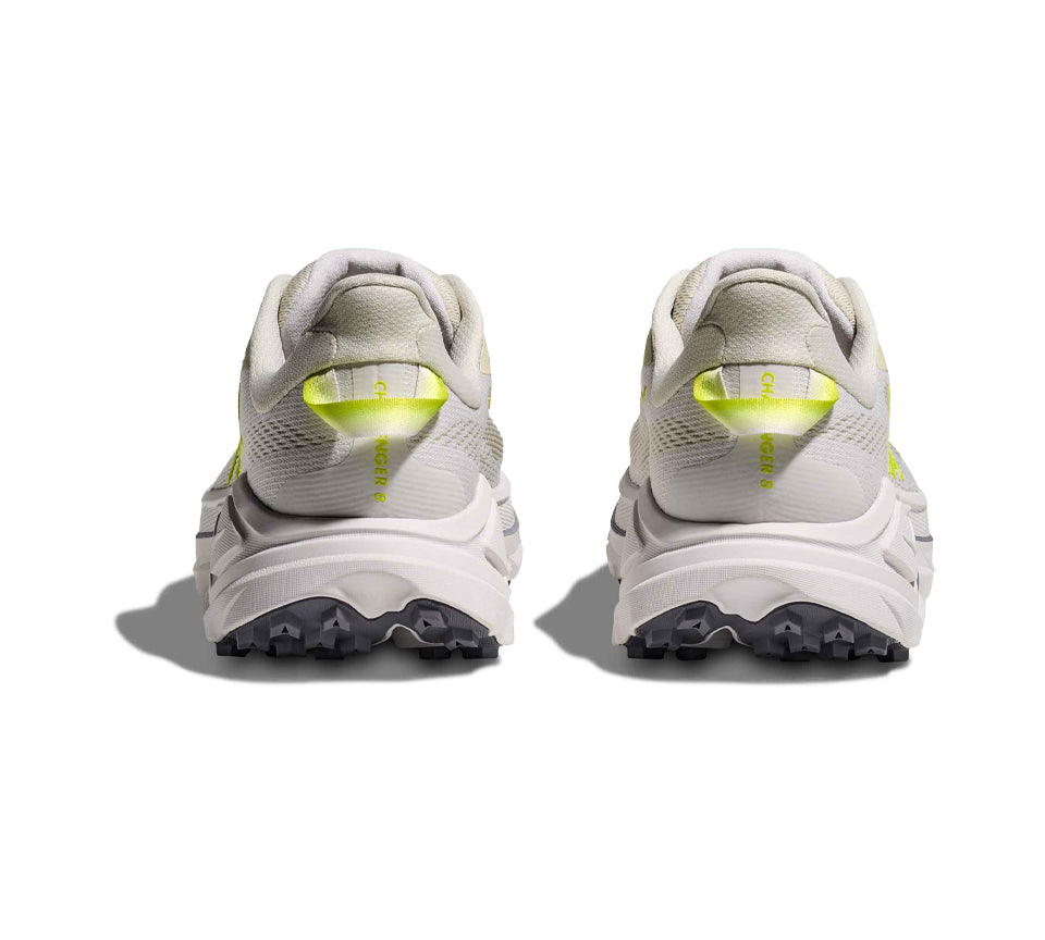 Hoka Mens Challenger 8 Trainers White/Neon UK 7-11