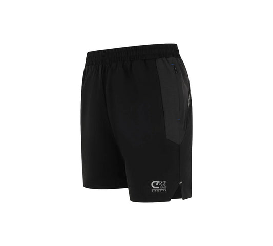Vivi Sports Cruyff Flame Shorts – Men’s Athletic Shorts in Black, Available in UK Sizes S to 2XL – Lightweight and Comfortable Fit with Elastic Waistband – Ideal for Sports, Training, or Everyday Streetwear – Stylish and Functional Design