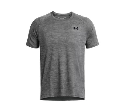 Vivi Sports Under Armour Tech Textured Tee – Men’s Performance T-Shirt in UK Sizes S to 2XL – Available in Black Red – Lightweight, Quick-Drying Fabric Ideal for Gym, Training, and Casual Wear