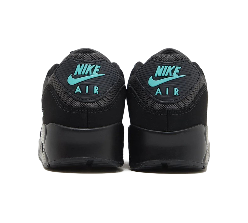 Nike Air Max 90 Trainers Black Green UK 6.5-12