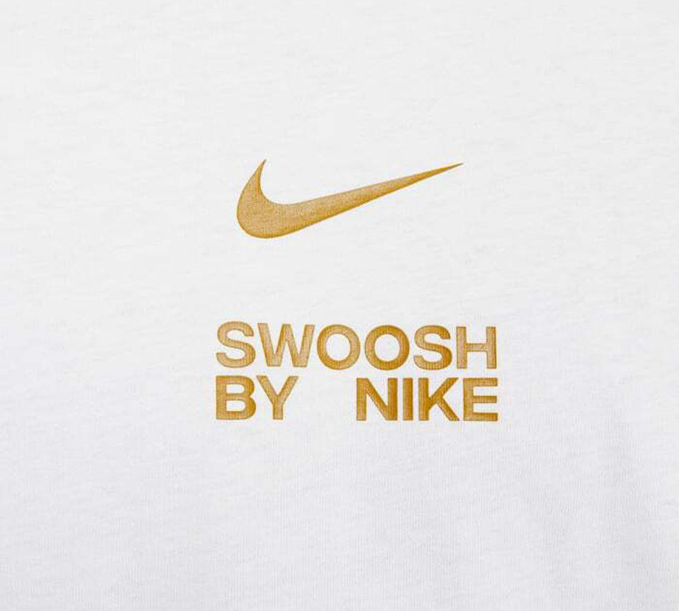 Nike Big Swoosh Tee White UK S- 2XL
