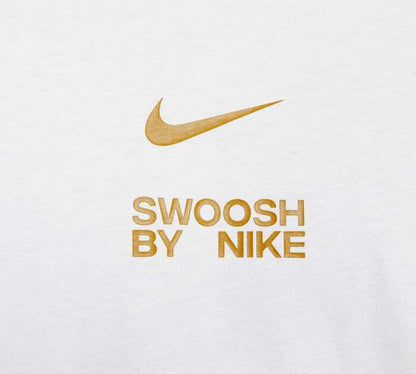 Nike Big Swoosh Tee White UK S- 2XL