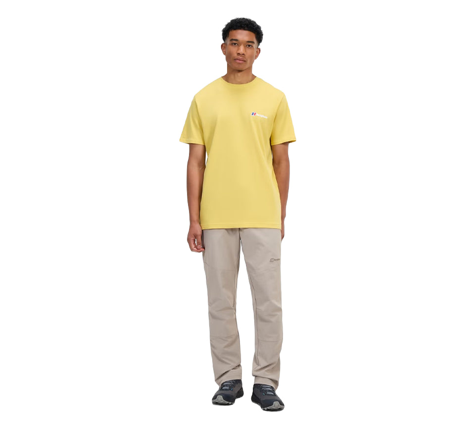 Berghaus Class Logo Tee Yellow UK S-2XL
