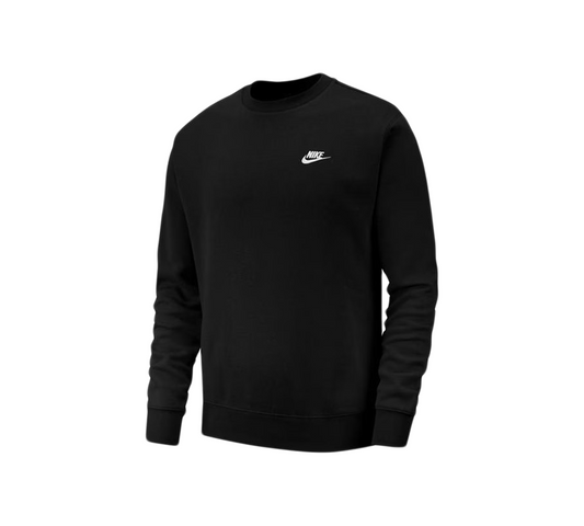 Nike Club Fleece Sweatshirt Black UK S-XL
