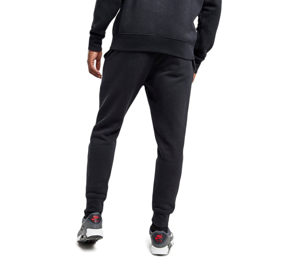Nike NSW Club Joggers Black/Red Swoosh UK S-XL