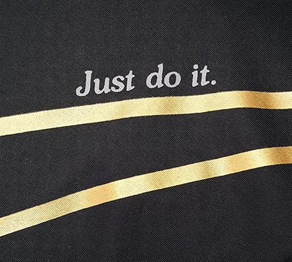 Nike Swoosh Crew Neck Tee Black Gold