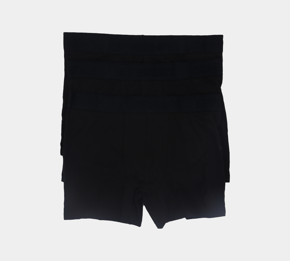 Superdry Organic Cotton M3110082A DNX Triple Pack Boxers Black S-XL