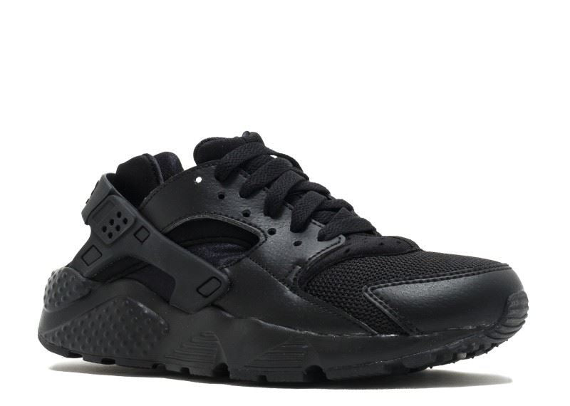 Nike Huarache Run (GS) 654275 016 Trainers Black UK 3