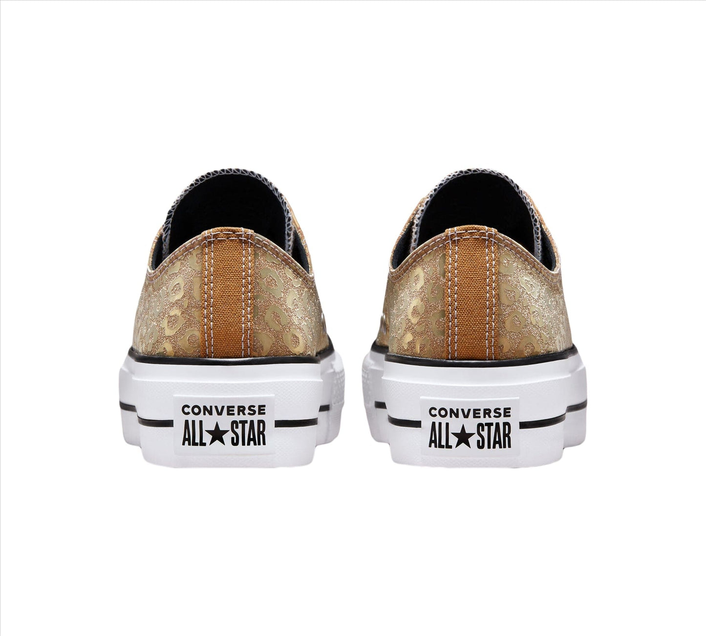 Converse Authentic Glam Platform Chuck Taylor All Star 572044C Schuhe Gold UK 3-8