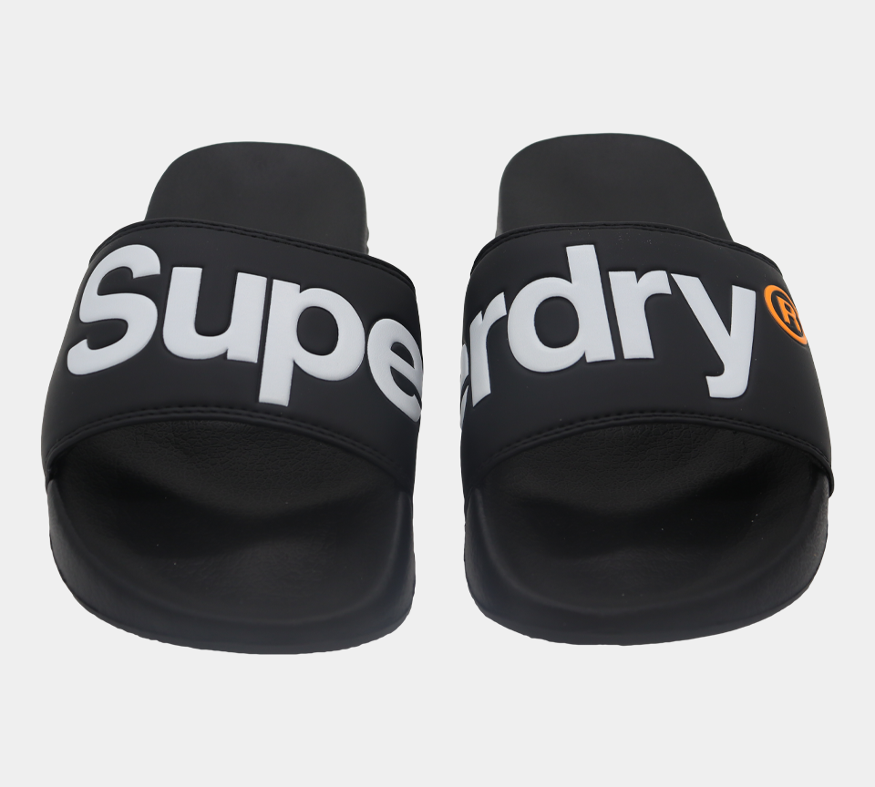 Superdry Claquettes de piscine classiques MF300004A 02A Noir S-XL