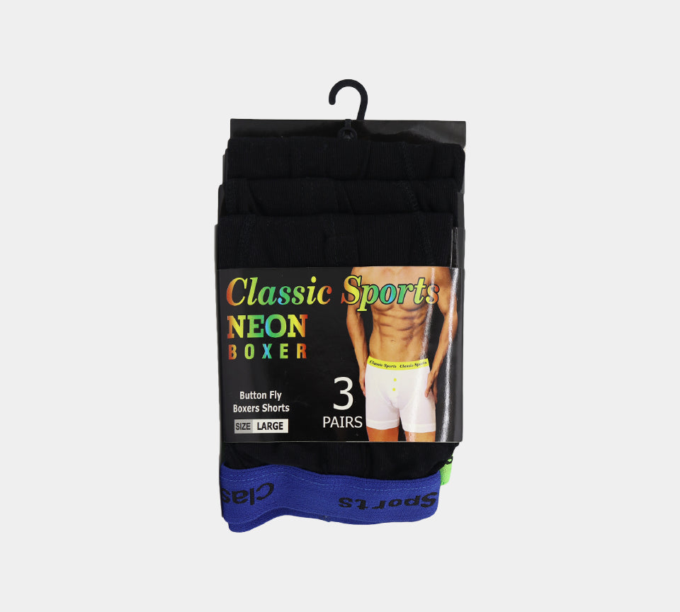 Classic Sports Neon Boxers Shorts