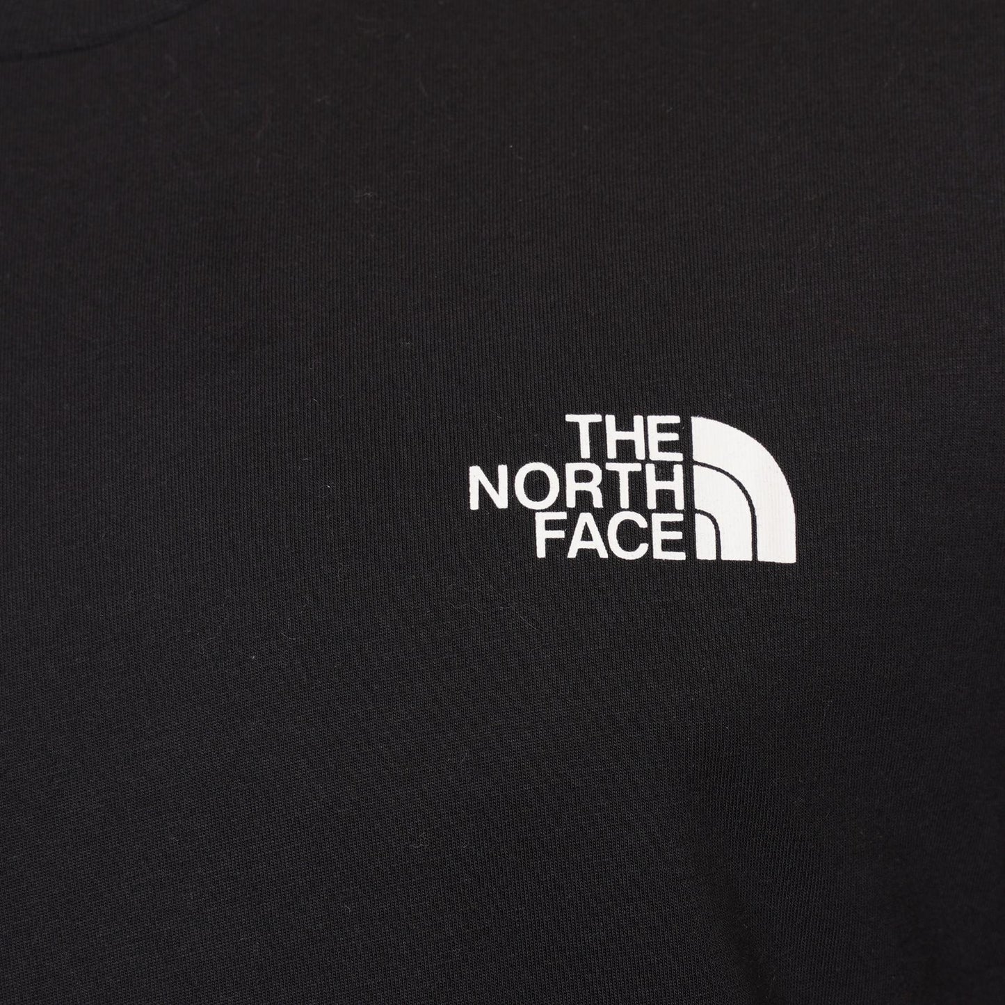 T-shirt de sport avec logo en coton Simple Dome The North Face - Noir