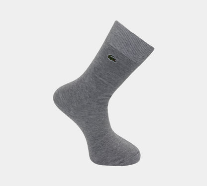 Lacoste Cotton Jersey Blend RA7805 00 CCA Chaussettes Gris Chine UK 3.5-11