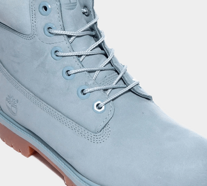 Timberland 6 Inch Premium Boots Shoes Junior Stone Blue A1K4Q UK 3-6.5