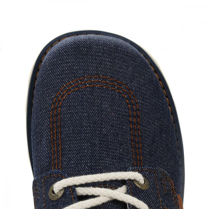 Kickers Mens Kick Hi Denim Boots 14035 Dark Blue