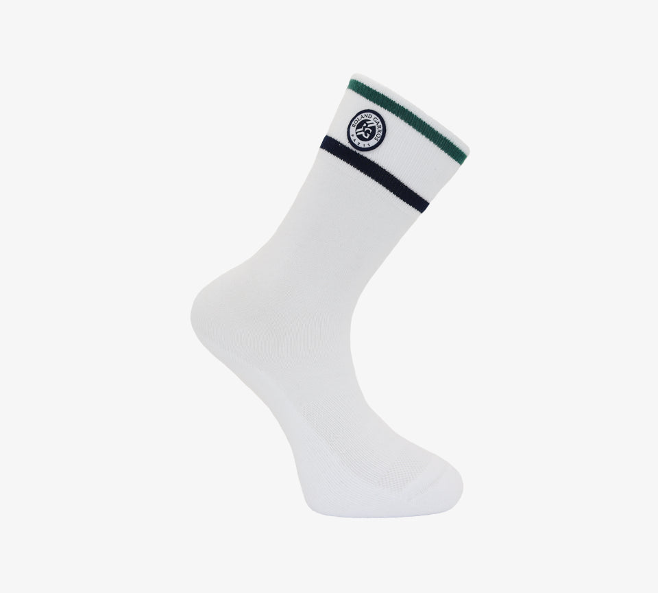 Chaussettes Lacoste RG Club Medvedev RA9292 00 4C7 Blanc/Vert/Noir UK 3.5-6.5/7.5-11