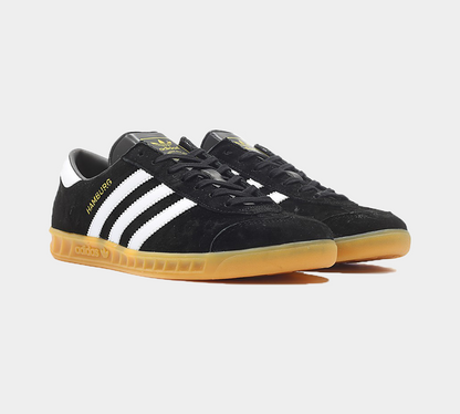 Adidas Originals Hamburg S76696 BLK/WHT/GUM Homme Royaume-Uni 7-11