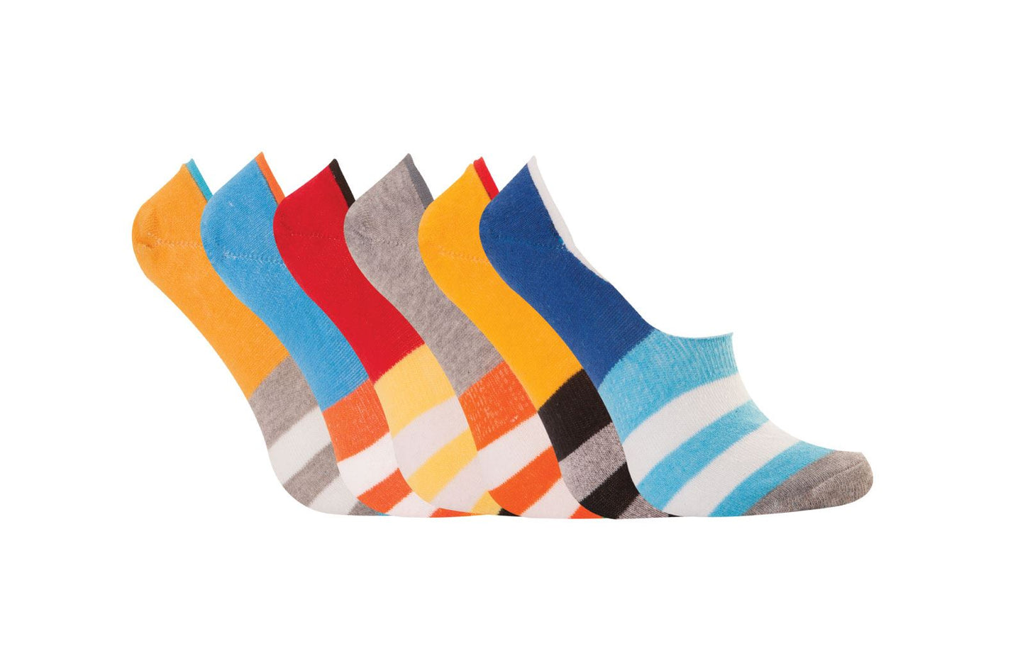 Ladies Invisible No Show Liner Pump Secret Multicoloured Footsies Socks