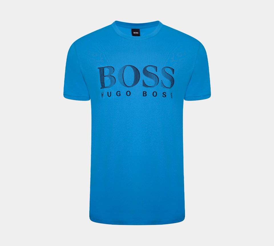 Hugo Boss Relaxed-Fit UPF 50+ Cotton Jersey Beach Tshirt