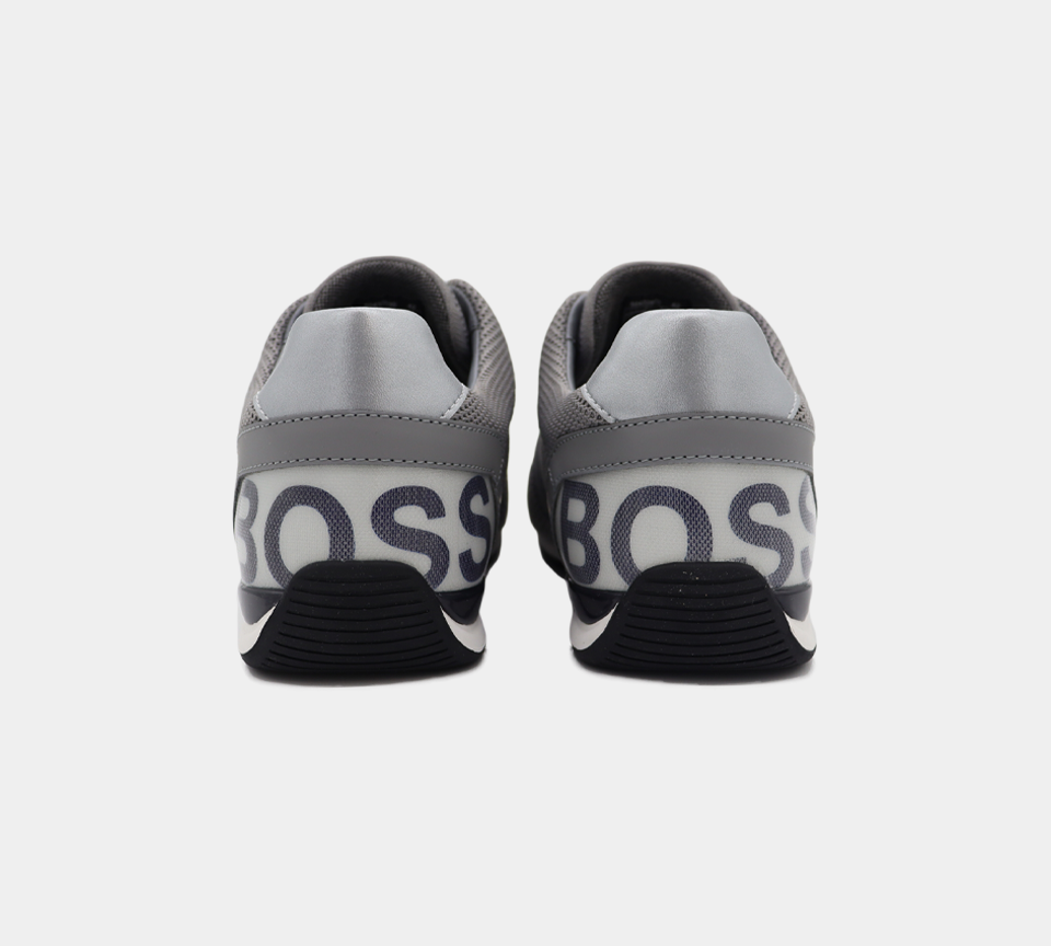 Hugo BOSS Saturn_Lowp_knlg 50432830 030 Trainers Medium Grey UK 5-9