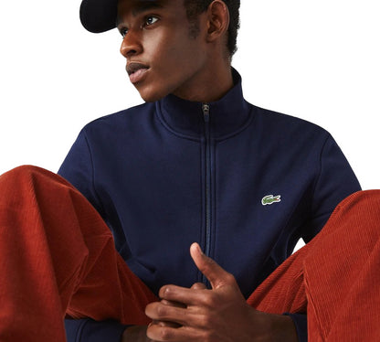 Lacoste Sport Cotton Blend Fleece Zip Sweatshirt