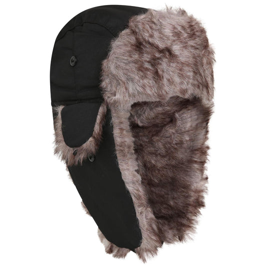 Mens Waterproof Trapper Hat 8077  Black Grey Navy One Size