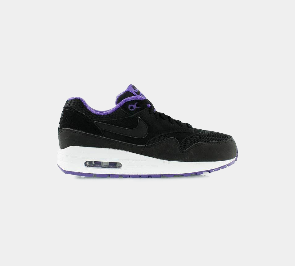 Nike WMNS Air Max 1 Essential Black/Purple Womens UK 3