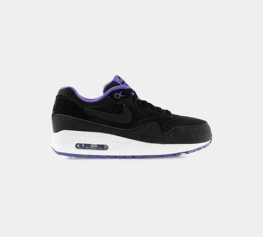 Nike WMNS Air Max 1 Essential Black/Purple Womens UK 3