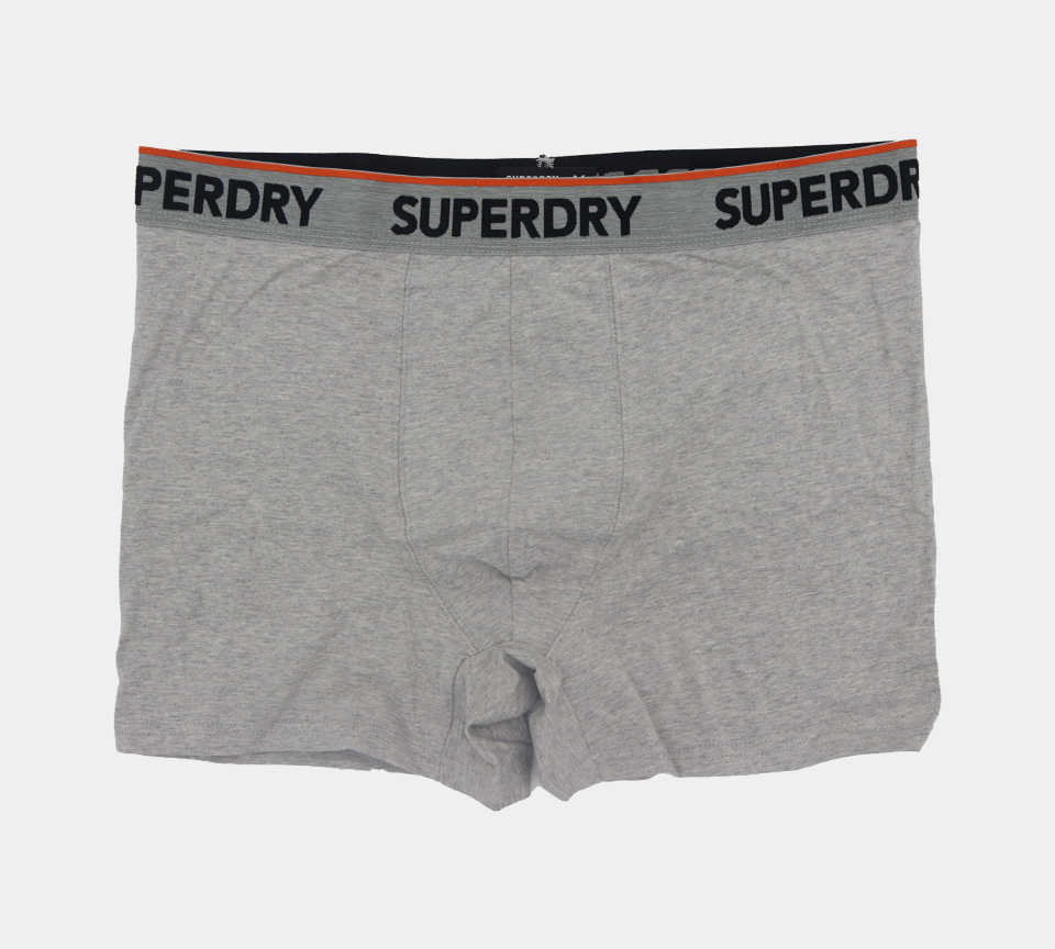 Superdry Coton Bio M3110082A JKV Triple Pack Boxers Noir/Gris/Optique S-XL