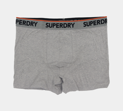 Superdry Coton Bio M3110082A JKV Triple Pack Boxers Noir/Gris/Optique S-XL
