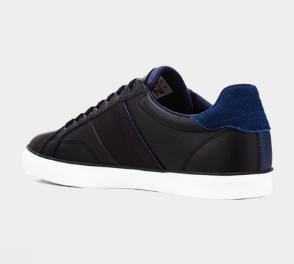LACOSTE FAIRLEAD LEATHER MENS TRAINERS BLACK UK 6-11